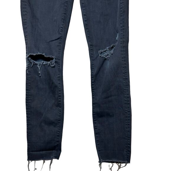 Mother Women’s The Looker Ankle Fray Jeans Guilty As Sin Size 24 - Picture 5 of 8